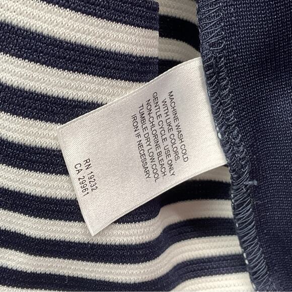 Alfred Dunner Blazer "Seas The Day" Women's Size 16 Open Front Nautical Striped - Picture 5 of 7